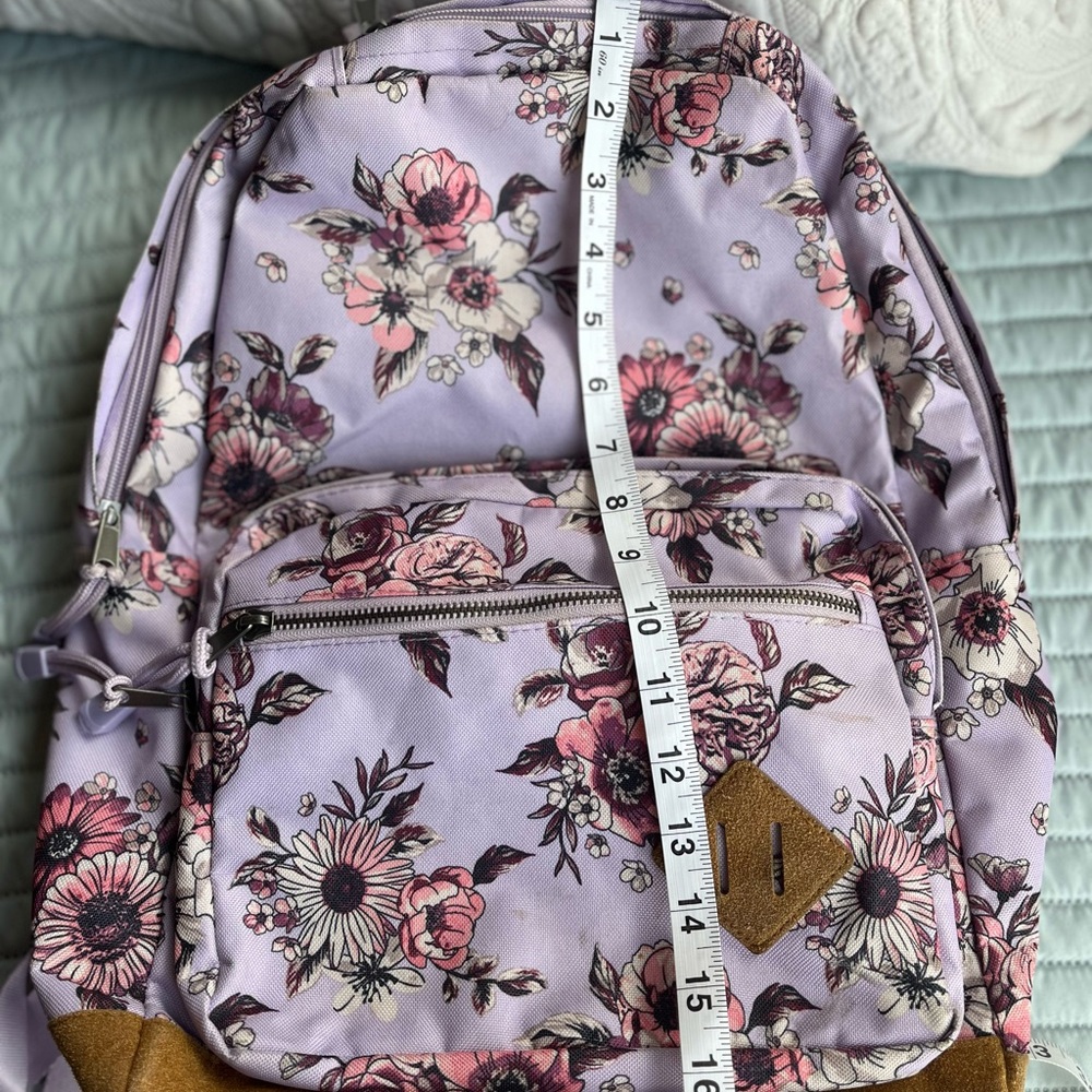Floral Lavender Backpack